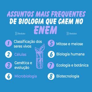 Assuntos Que Mais Caem Como Estudar Biologia Para O Enem