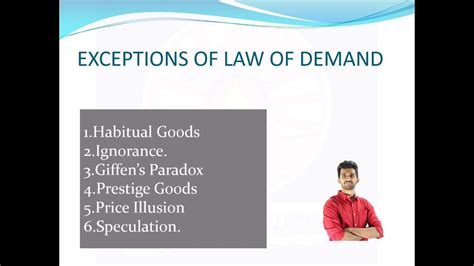 Xii Economics By Jayesh Rajgor Exceptions Of Law Of Demand Youtube