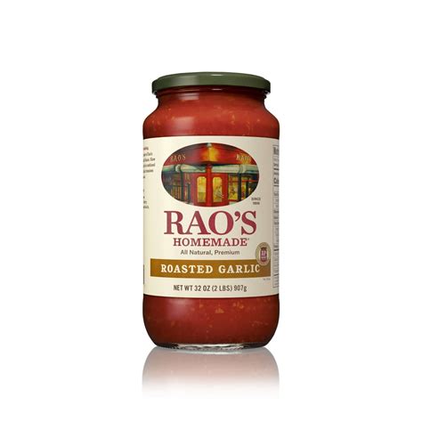 Raos Homemade Roasted Garlic Pasta Sauce Keto Friendly Low Carb 32