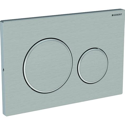 Geberit Sigma Actuator Plates Dual Flush Steel Brushed