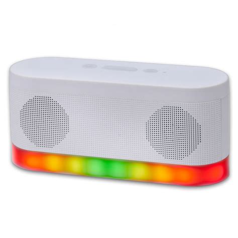 301056 Boombeatz Illuminate Bluetooth Speaker White