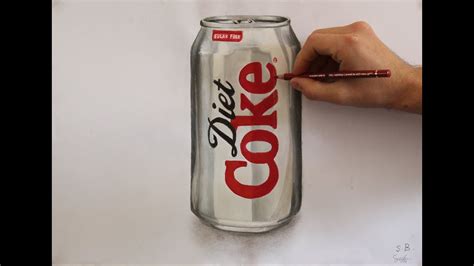 How I Draw A Diet Coke Can Youtube