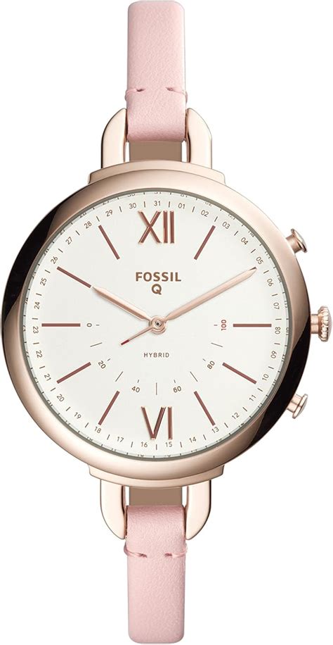 Fossil Q Annette Montre Connect E Hybride Femme Bo Tier Acier