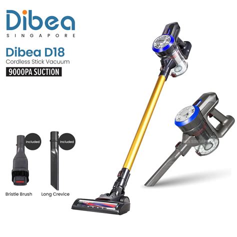 Dibea D Cordless Vacuum Cleaner Handheld Stick Led Light Shopee