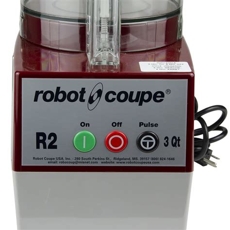 Robot Coupe R N Clr Speed Cutter Mixer Food Processor W Qt Bowl V