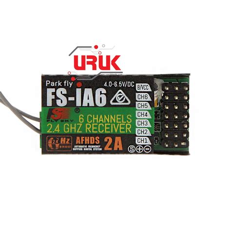 2 4GHz 6 Channel Remote Control Receiver Flysky FS IA6 UrukTech