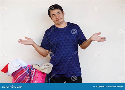 Man Doesn T Want To Wash Clothes Stock Image Image Of Annoyed Adult