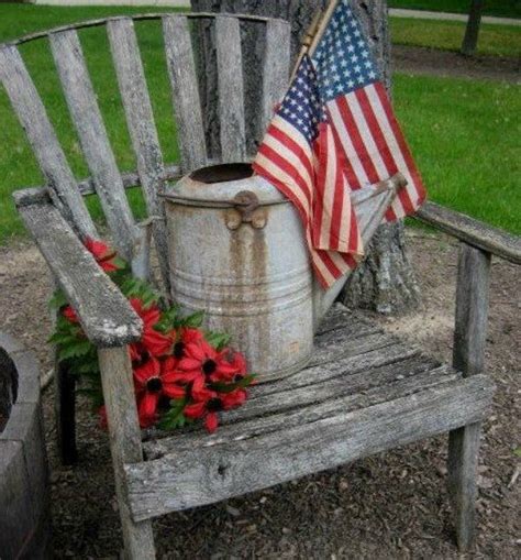 Adding Unique Style To Your Garden Fourth Of July Decor Backyard