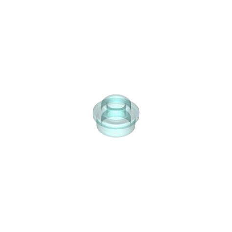 Lego 6173640 Rond 1x1 Trou Bleu Transparent