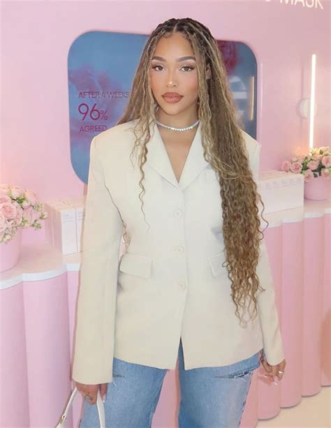 Jordyn Woods In 2024 Goddess Braids Long Braids Braids