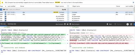 How To Customize Schema Comparisons Using Auto Map In Sql Compare Redgate