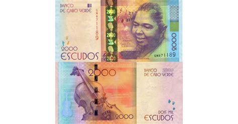 CAPUL VERDE Bancnota 2000 Escudos 2014 P 74 UNC Necirculata