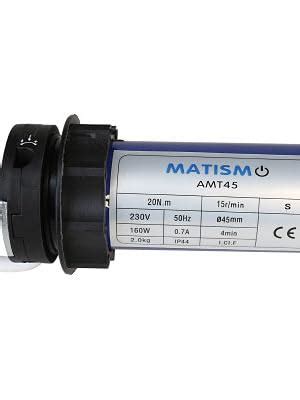 Matismo Motor Para Persiana AMT45 Eje 60 Mm Hasta 40 Kg Amazon Es