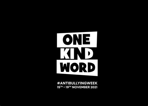 Anti Bullying Week 2021 One Kind Word