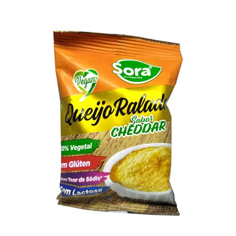 Queijo Ralado Sabor Cheddar 50g Sora