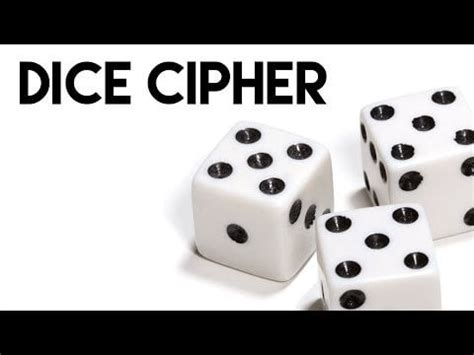 dice cipher tutorial rcodes