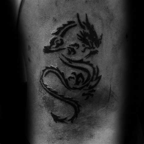 60 Simple Dragon Tattoos For Men Fire Breathing Ink Ideas