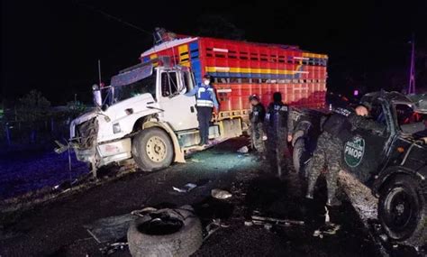 Un militar muerto y seis heridos deja accidente de tránsito en Las