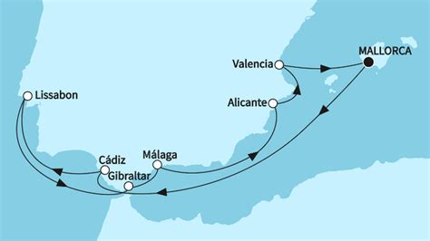 Westliches Mittelmeer Mit Lissabon Kreuzfahrt Ahoi De