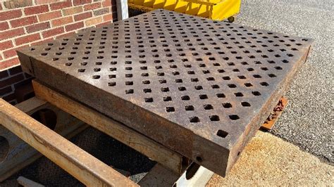 5 Ft X 5 Ft Welding Platen Extra Heavy Cast Iron Layout Table 5x5