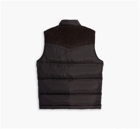 Western Super Puffer Vest Black Levis® Us