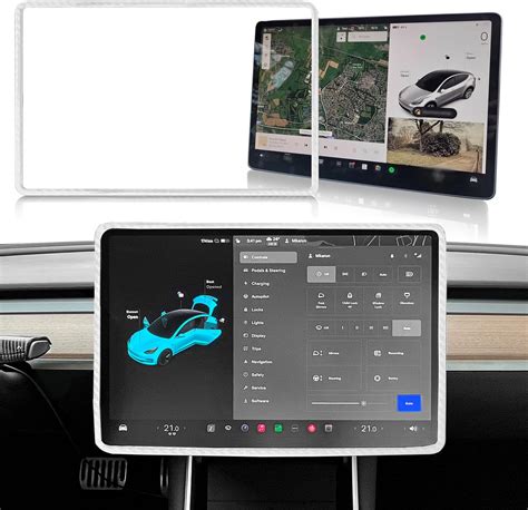 Amazon Onkentet Screen Protector Frame Compatible With Tesla Model