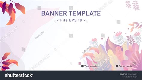 Nature Display Banner Background Illustration Vector Stock Vector ...