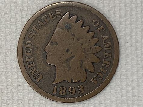 1893 Indian Head Penny 189302 - For Sale, Buy Now Online - Item #583584