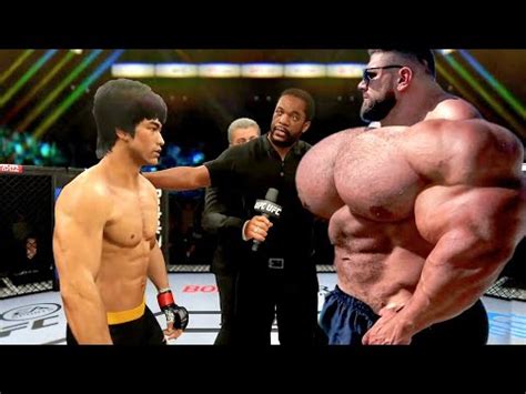 Ps Bruce Lee Vs Super Big Luke Ea Sports Ufc Youtube