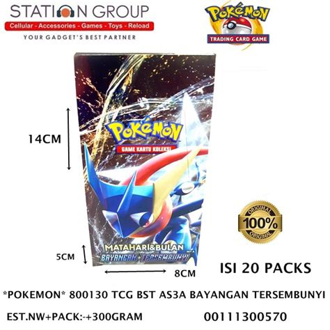 Jual Kartu Pokemon Matahari Bulan Tcg Booster As A Bayangan