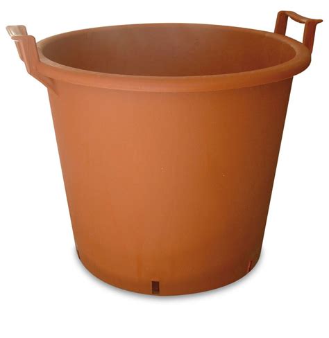 Heavy Duty Large Plastic Plant Tree Pot With Handles 50 Litre