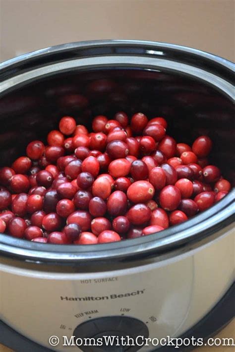 Crockpot Cranberry Sauce Recipe - Moms with Crockpots