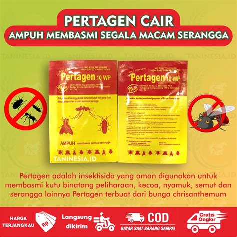 Jual Obat Pembasmi Serangga Pertagen Bubuk Serbuk Racun Semut Nyamuk