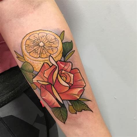 Lemon Nroses By Emy Blacksheep Tattoonow