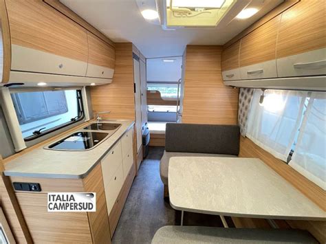 Caravan Dethleffs Camper 500 QSK Nuova 6 Posti 2023 Colore Titanio