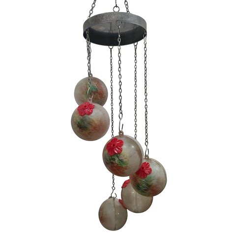 Wirlsweal Outdoor Bird Feeding Ball Wind Chime Bird Feeder Bird Feeder