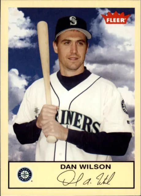 Carte De Baseball Fleer Tradition Seattle Mariners Dan Wilson