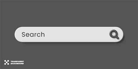 Dise O De Plantilla De Barra De B Squeda En D Render Aislado Archivo