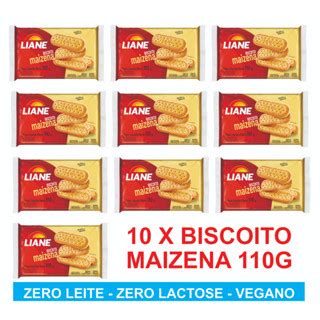 Kit Pacotes Biscoito Maizena Zero Leite Liane G Sem Lactose