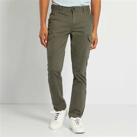 Pantalón cargo skinny Hombre talla S XXL BEIGE Kiabi 20 00