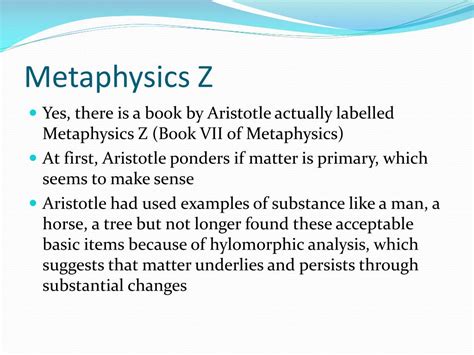 PPT - Aristotle’s Metaphysics PowerPoint Presentation, free download ...