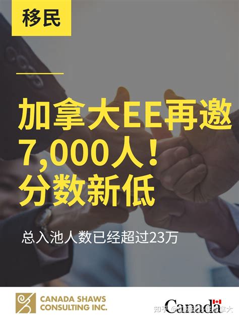 加拿大ee再邀7000人！分数新低 知乎