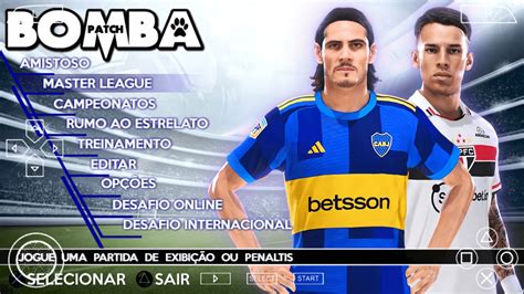 BOMBA PATCH 2024 PPSSPP BRASILEIRÃO A B E EUROPEUS ATUALIZADO