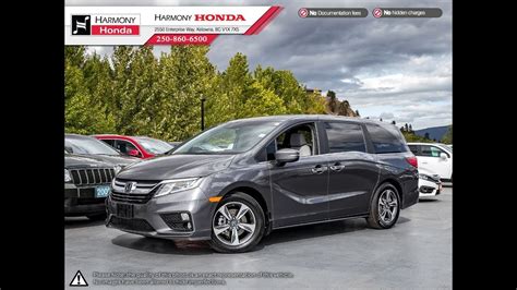 2018 Honda Odyssey Ex Harmony Honda Grey U6586 Kelowna Bc