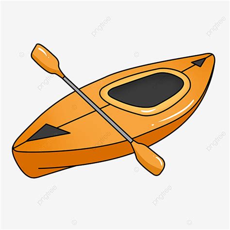 Cockpit Clipart Transparent PNG Hd, Orange Yellow Single Cockpit Kayak ...