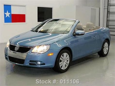 Find Used Volkswagen Eos Komfort Convertible Sunroof K Mi Texas