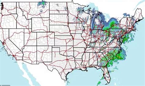 National Weather Service predicts exactly when snow storm will hit US ...