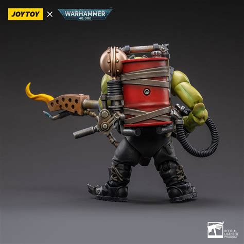 Warhammer 40k Action Figure 1 18 Ork Kommandos Nob Nazbog 13 Cm