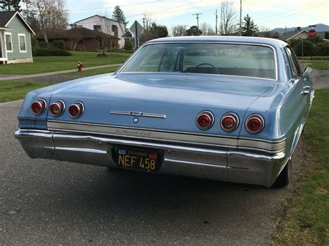 1965 Chevrolet Impala Sports Sedan One Owner Wlow Miles For Sale