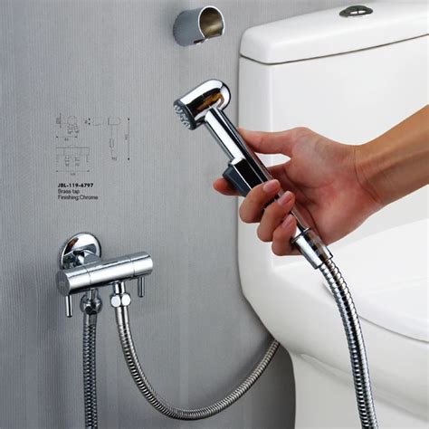 Bathroom ABS Plastic Bidet Handheld Small Shower Syringe Toilet Spray